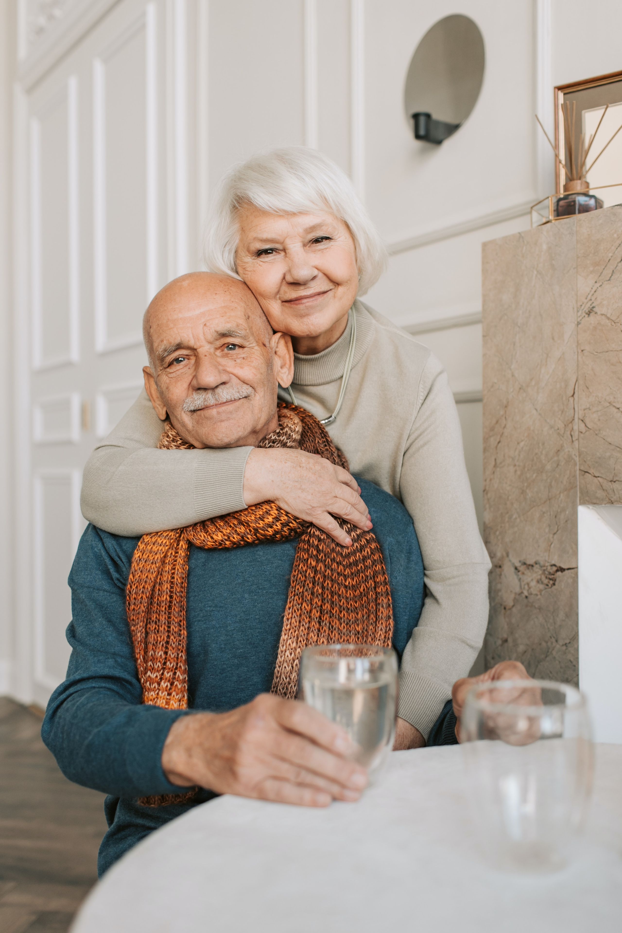 Happy retired couple secure in their annuity plan